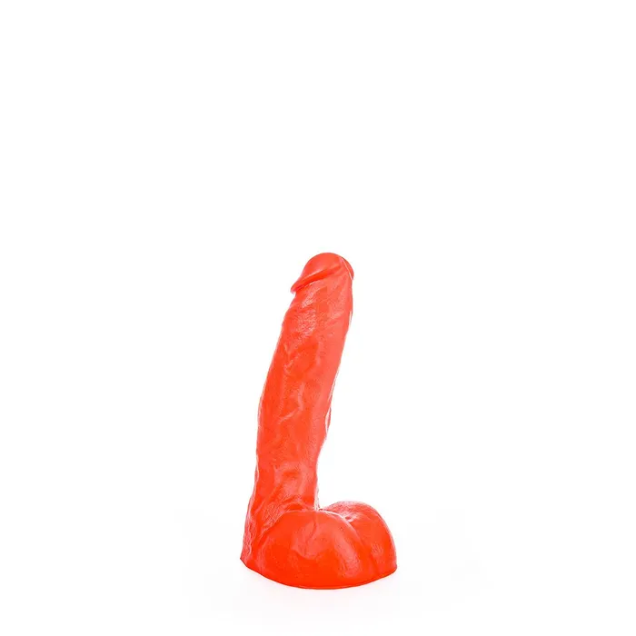 Dildos | All Red - Klassieke Dildo 22 x 5,4 cm - Rood - All Black