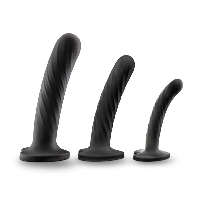 Dildos Blush Dildo Blush Temptasia Nero 3 Pezzi