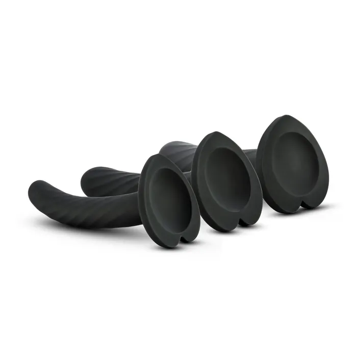 Dildos | Blush Dildo Blush Temptasia Nero 3 Pezzi