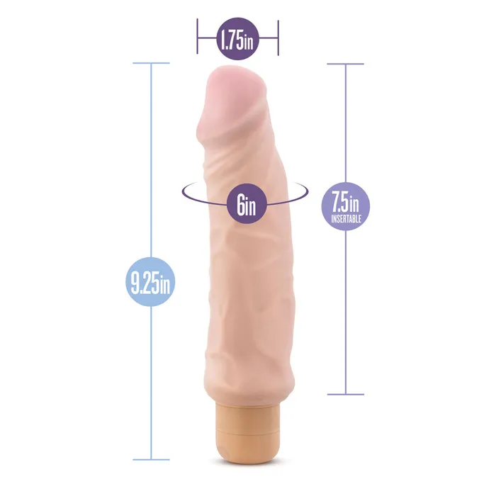 Dildos | Dildo Realistico Blush Au Naturel Home Wrecker TPE Ø 5,1 cm (20,3 cm) - Blush