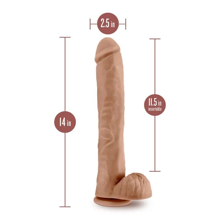 Dildos | Dildo Realistico Blush Au Naturel TPE Ø 6,3 cm - Blush