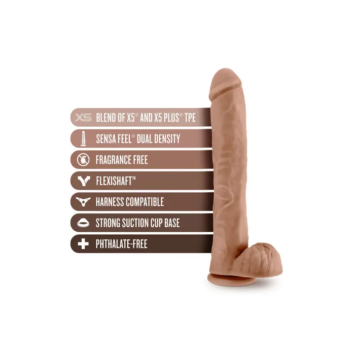 Dildos | Dildo Realistico Blush Au Naturel TPE Ø 6,3 cm - Blush