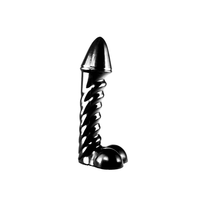 Dildos | Dinoo - Dildo Lesotho - 24 x 6 cm - Zwart - Dinoo