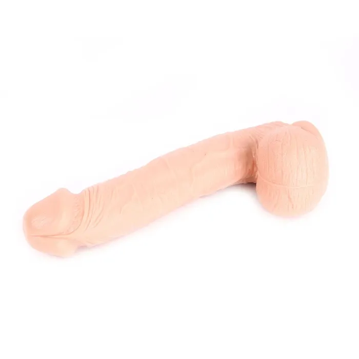 Dildos | Dinoo Dinoo - XXL Dildo - Curve - 31 x 5.5 cm - Lichte Huidskleur