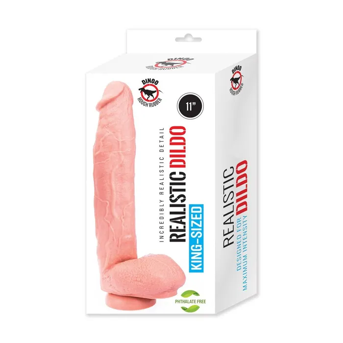 Dildos | Dinoo Dinoo - XXL Dildo - Monster 28 x 5.5 cm - Lichte Huidskleur