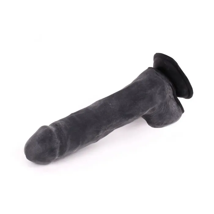 Dildos | Kiotos COX Kiotos Cox - Black Dildo Met Zuignap die echt aanvoelt 22,5 x 5 cm - Zwart