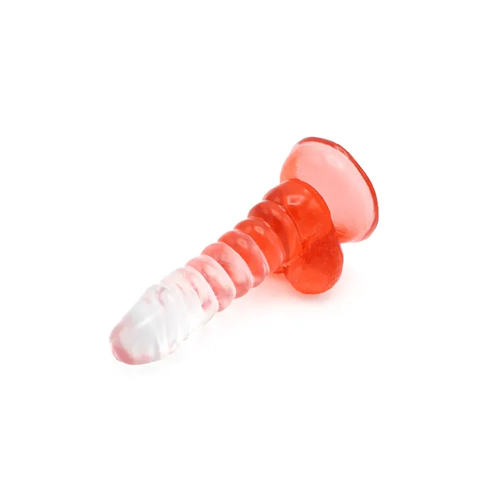 Dildos | Kiotos COX Kiotos Cox Color - Gekleurde Dildo 01 - 15,5 x 3 cm - Transparant/Rood