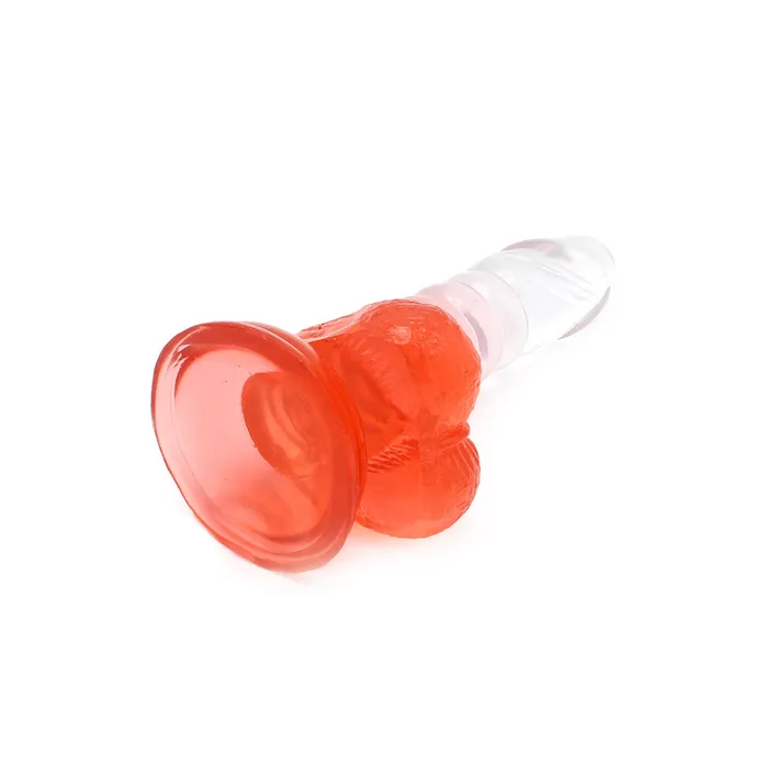 Dildos | Kiotos COX Kiotos Cox Color - Gekleurde Dildo 01 - 15,5 x 3 cm - Transparant/Rood