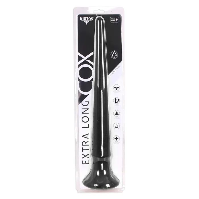 Dildos | Kiotos COX Kiotos Cox - XXL dildo Van 50 cm lang Met Diameter Van 23 mm > 56 mm - Zwart