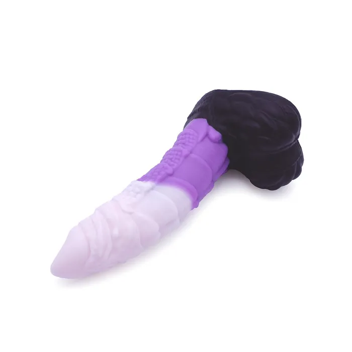 Dildos | Kiotos Monstar - XXL Dildo Beast No. 53 - Paars/Zwart/Wit - Kiotos Monstar