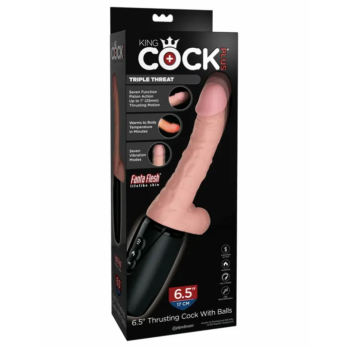 Dildos | Pipedream - King Cock Dildo Realistico Pipedream - King Cock Naturale