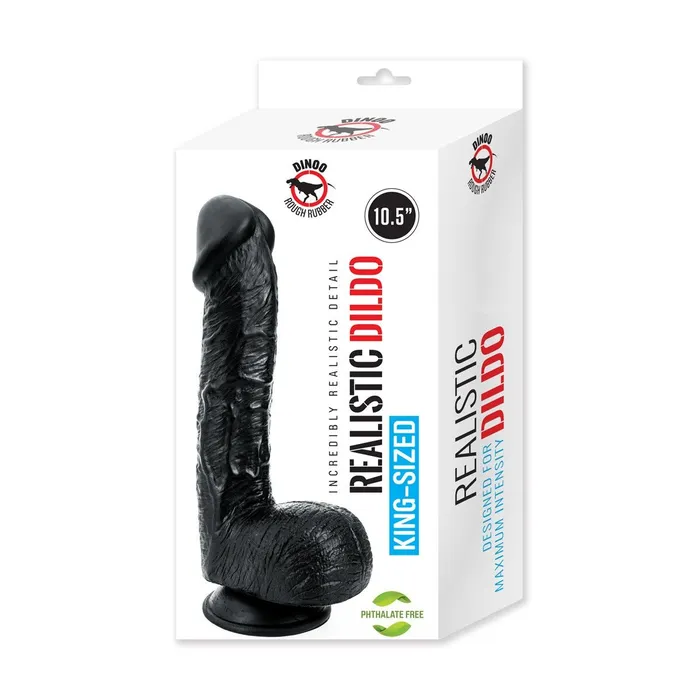 Dinoo Dinoo - XXL Dildo - Raptor - 27 x 5.5 cm - Zwart | Dildos