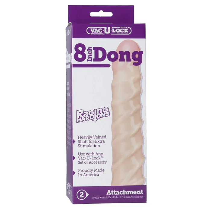 Doc Johnson Dildos | Vac-U-Lock Cock Raging Hard Ons - Non-retail Packaging