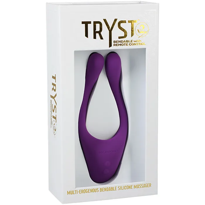 Doc Johnson Female Sex Toys TRYST v2 Bendable Multi Erogenous Zone Massager with Remote