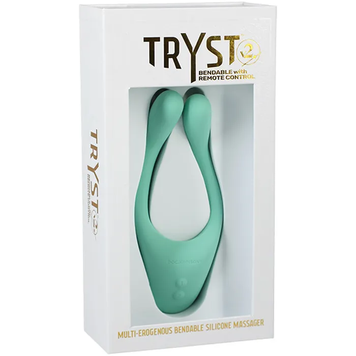 Doc Johnson Female Sex Toys | TRYST v2 Bendable Multi Erogenous Zone Massager with Remote