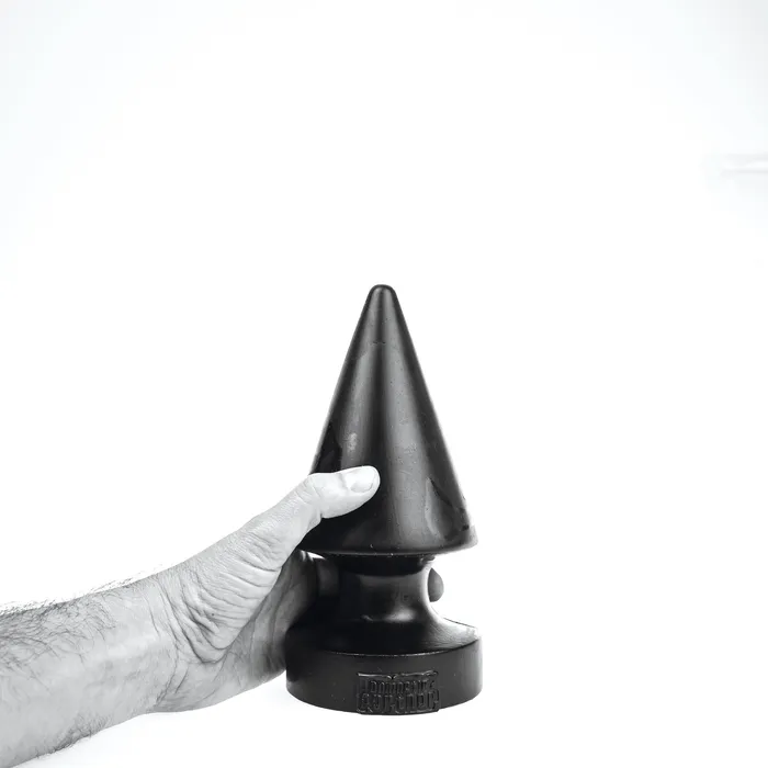 Domestic Partner Female Sex Toys | Domestic Partner - Giant Crack Attack - Buttplug - 22 x 10 cm - Zwart