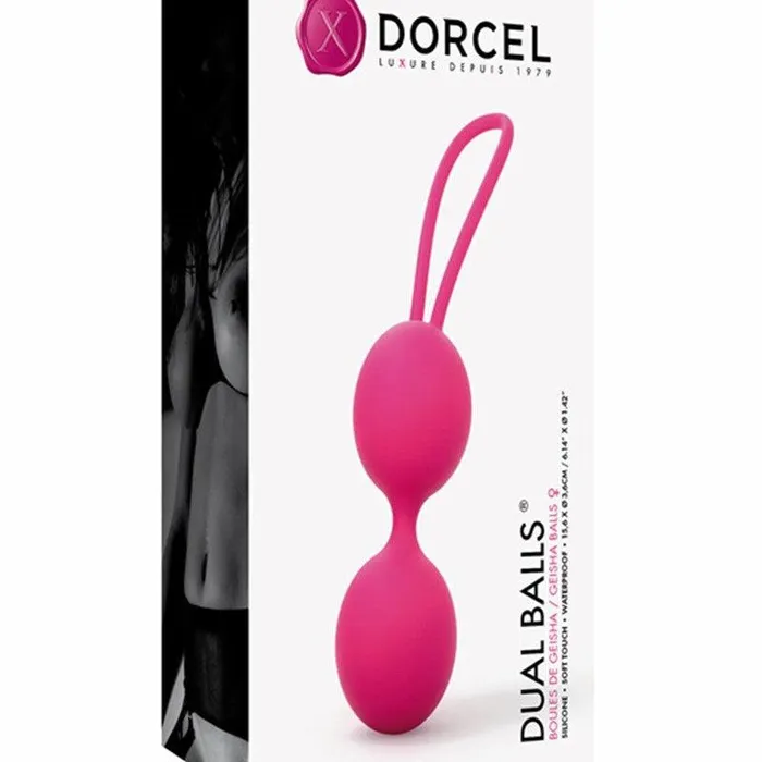 Dorcel Dildos | Dorcel - Dual Balls - Vaginale Balletjes Voor Bekkenbodem Training - Roze