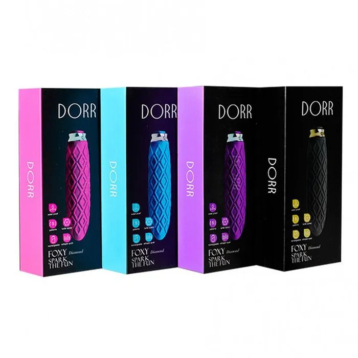 DORR Female Sex Toys | Dorr - Foxy Diamond Mini Vibrator - Zwart