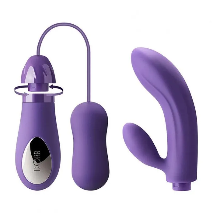 Dorr Fulfilled Vibrerend Eitje En Gspot Opzetstuk Paars DORR Vibrators