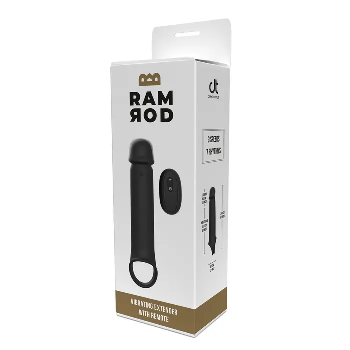 Dream Toys Vibrators | Cover per pene Dream Toys Ramrod Nero