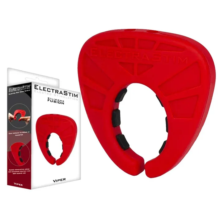 ElectraStim - Electrosex - Silicone Fusion Viper Cock Shield - E-stim Cockring | Electrastim Female Sex Toys