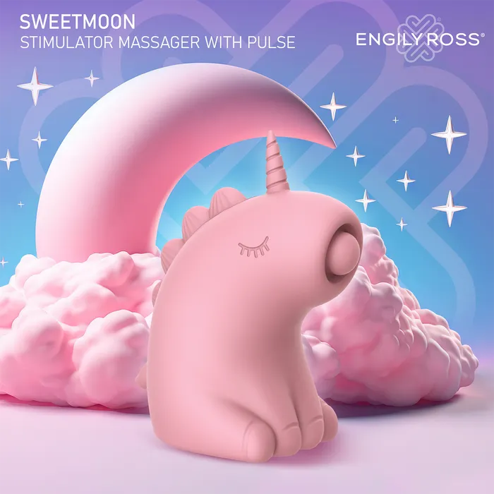 ER - Sweetmoon Unicorn - Clitoris Massager met Pulse - Zachtroze | ER Vibrators