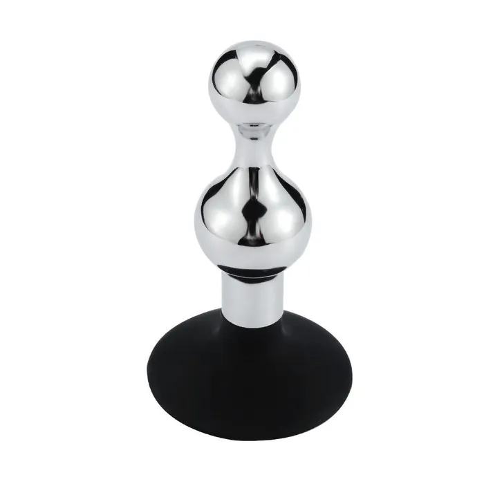 Female Sex Toys Buttplug Aluminium In zandlopervorm Met Zuignap Kiotos