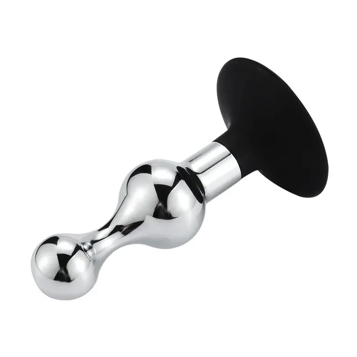 Female Sex Toys | Buttplug Aluminium In zandloper-vorm Met Zuignap - Kiotos