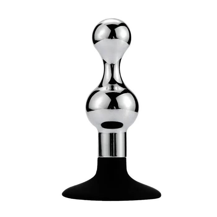 Female Sex Toys | Buttplug Aluminium In zandloper-vorm Met Zuignap - Kiotos