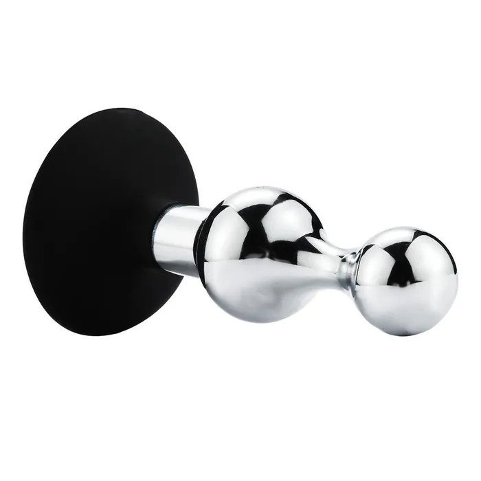 Female Sex Toys | Buttplug Aluminium In zandloper-vorm Met Zuignap - Kiotos