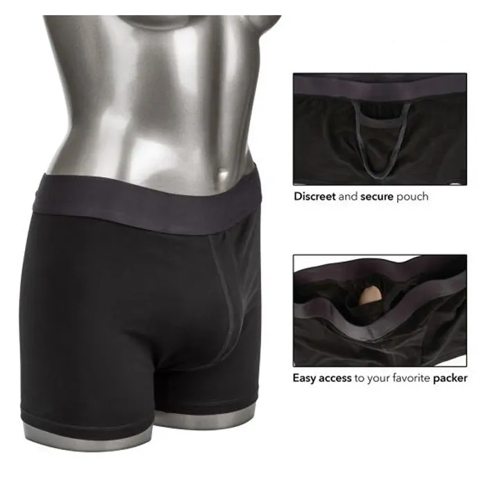 Female Sex Toys | California Exotic Packer Gear Boxer Brief with Packing Pouch