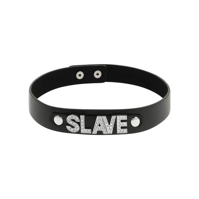 Female Sex Toys Coquette Choker in Pelle Vegana Slave