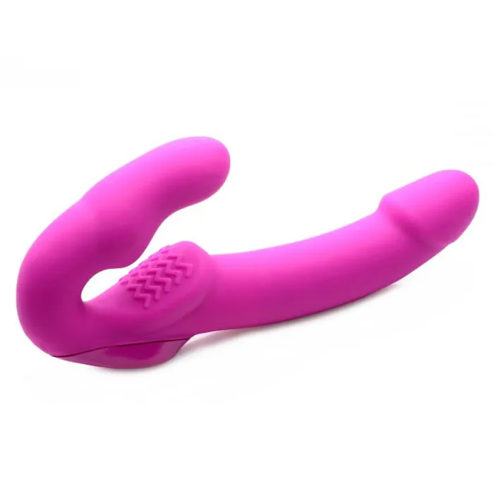 Female Sex Toys | Evoke Super Charged Vibrating Strapless Silicone Dildo - XR Brand