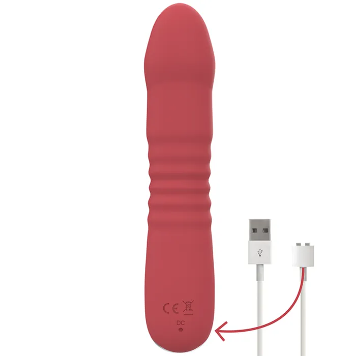 Female Sex Toys | Intense Juni Vibratore a Spinta Up & Down in Silicone, 10 modalità di vibrazione, Ricaricabile