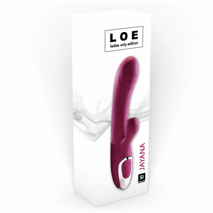 Female Sex Toys LOE Jayana Rabbit Vibrator With Clitoral Suction Eden Novelties