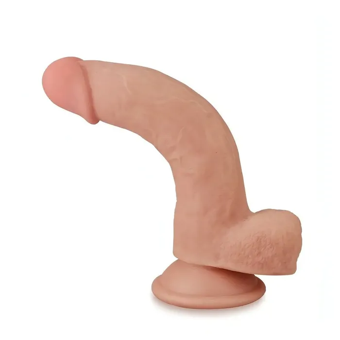 Female Sex Toys | Lovetoy Fallo realistico posizionabile in qualsiasi angolatura - 7'', Rosa Carne