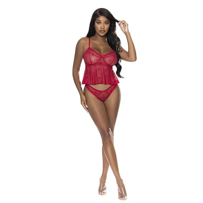 Female Sex Toys | Magic Silk With Love Flutter Cami And Cheeky Panty Set