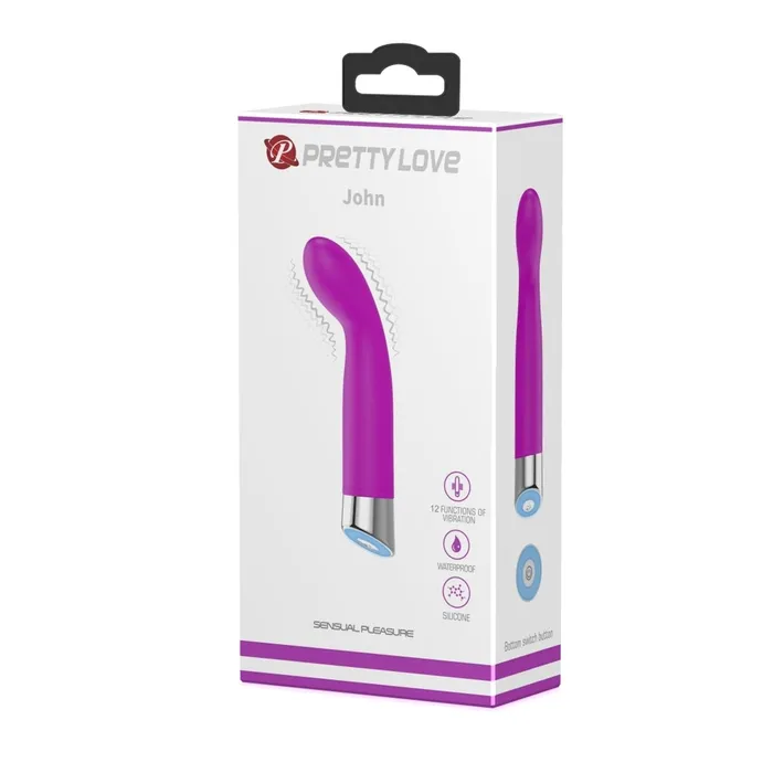 Female Sex Toys | Pretty Love John Vibratore Punto G in Silicone Medicale - 10 diverse modalità di vibrazione