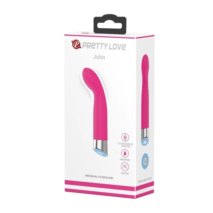 Female Sex Toys | Pretty Love John Vibratore Punto G in Silicone Medicale - 10 diverse modalità di vibrazione