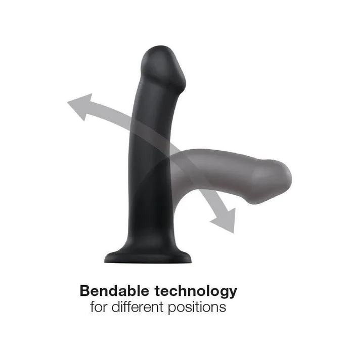 Female Sex Toys | Strap-On-Me Strap-On-Me - Semi-Realistische Dildo Met Zuignap - Zwart