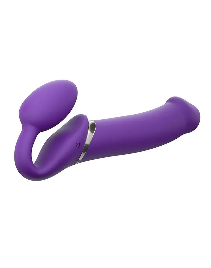 Female Sex Toys | Strap-On-Me - Vibrerende Strapless Strapon - Voorbinddildo Met 3 motoren - Paars - Strap-On-Me