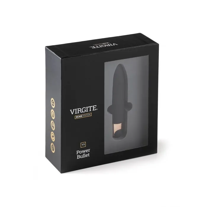 Female Sex Toys | Virgite Virgite - Vibrerende En oplaadbare Bullet Vibrator V3 - Zwart