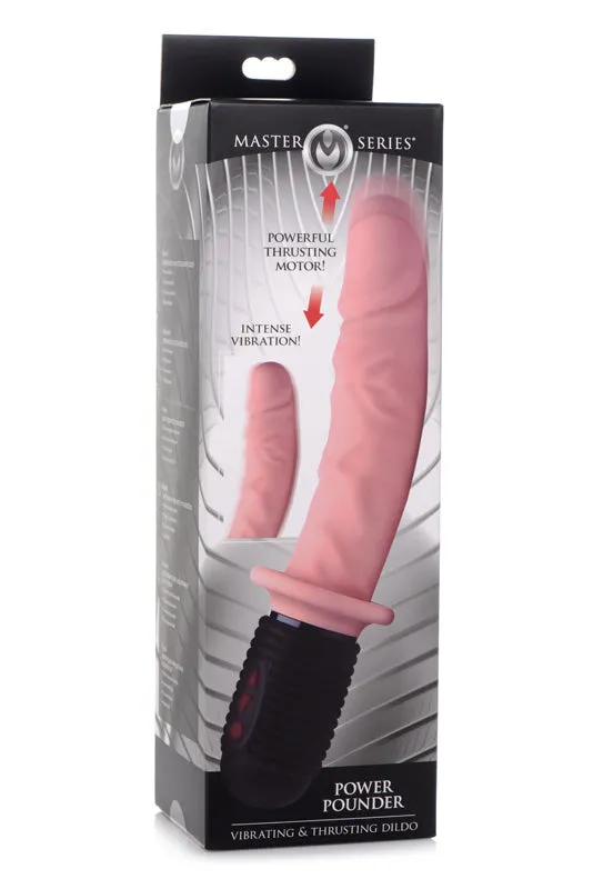 Female Sex Toys XR Brand 10X Vibrating Thrusting Silicone Dildo