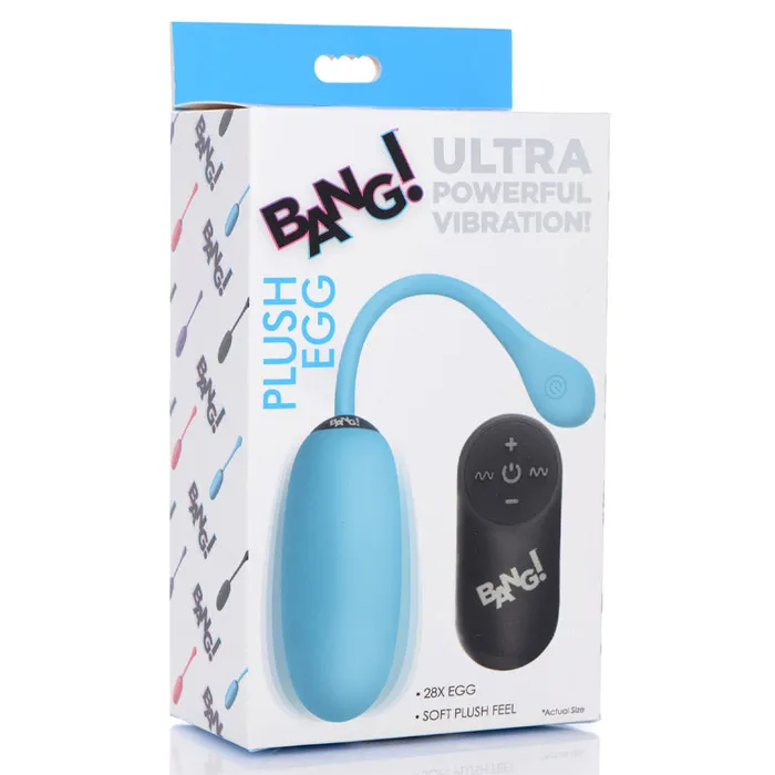 Female Sex Toys | XR Brand Bang 28X Plush Egg & Remote Control