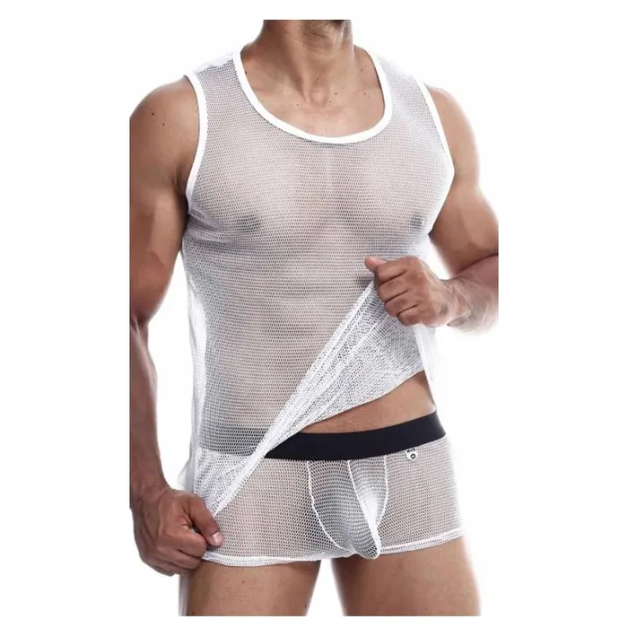 Fishnet Tanktop by MOB | MaleBasics Corp Vibrators