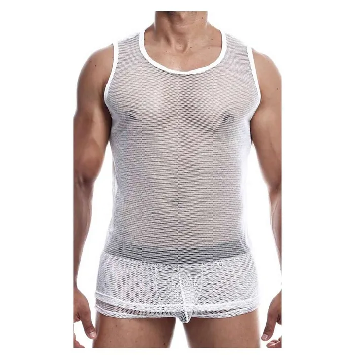 Fishnet Tanktop by MOB | MaleBasics Corp Vibrators