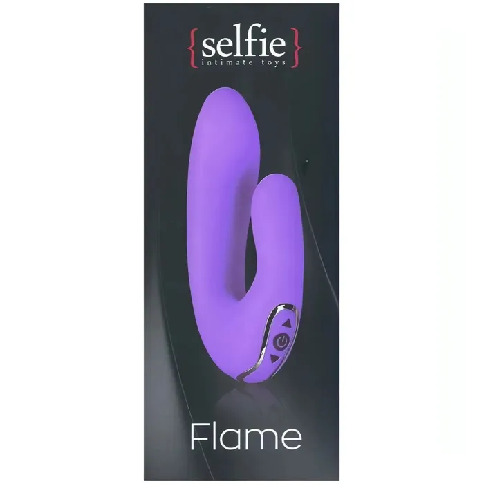 Flame Vibratore Rabbit con 5 modalità di vibrazione, ricaricabile - Viola | Selfie Vibrators