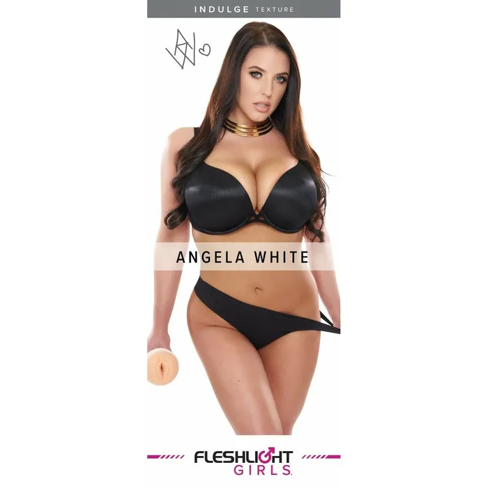 Fleshlight Vibrators | Masturbatore Fleshlight Angela White Indulge	 Bianco