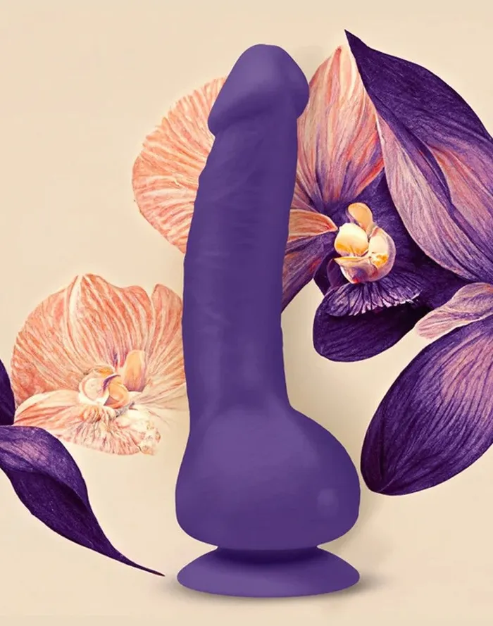 G-VIBE G-Vibe - G-Real 2 Vibrerende Dildo Met Zuignap - Paars | Dildos