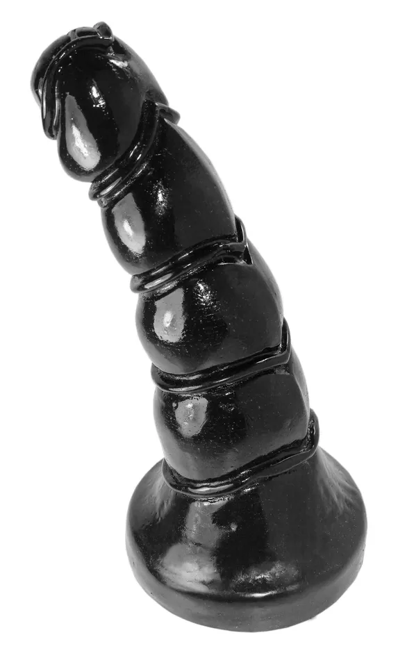 Gangbangster Gangbangster - Gobby - Dildo- 25 x 7,8 cm - PVC - Zwart | Female Sex Toys